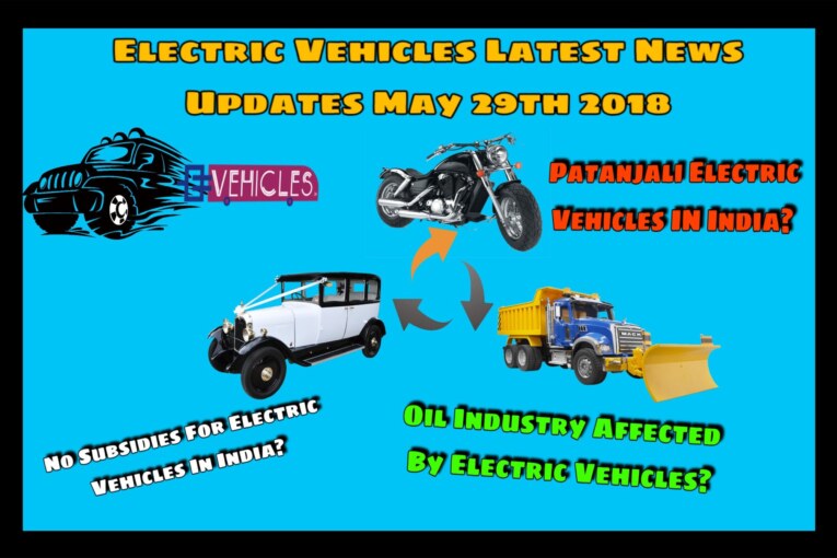 Electric Vehicles Daily News Updates May 29th 2018