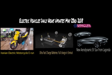 Electric Vehicles Daily News Updates May 23rd 2018