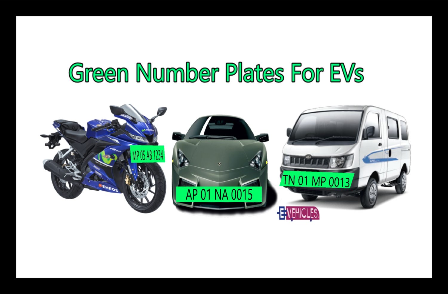 Green Number Plates To Electric Vehicles In India India's best