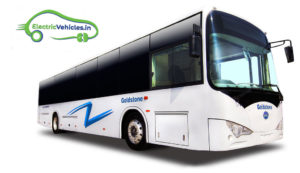 Amaravati's First Electric Bus Runs on Road