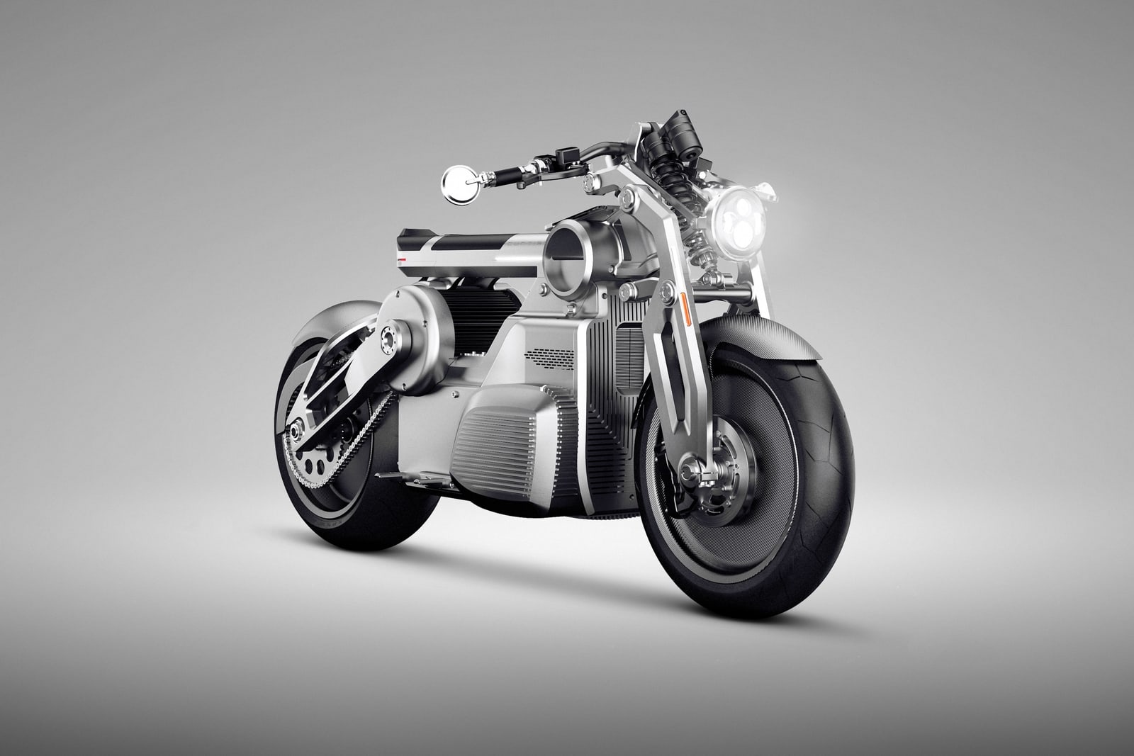 THE WORLD'S FIRST E-TWIN MOTORCYCLE