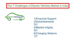 Electric Vehicles Market in India