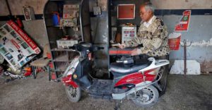 Farmer Ditched Petrol Scooter Buys Electric Scooter