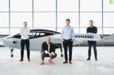 Electric Air Taxi prototype by German startup Lilium, range 300 Km