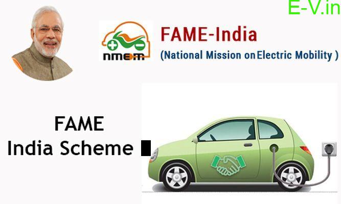 Electric Vehicles under FAME Scheme list