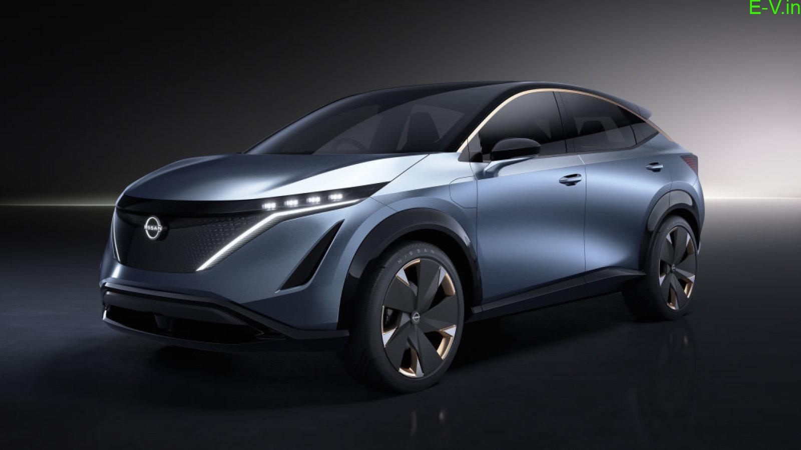 nissan unveiled an electric suv concept ariya at tokyo motor show