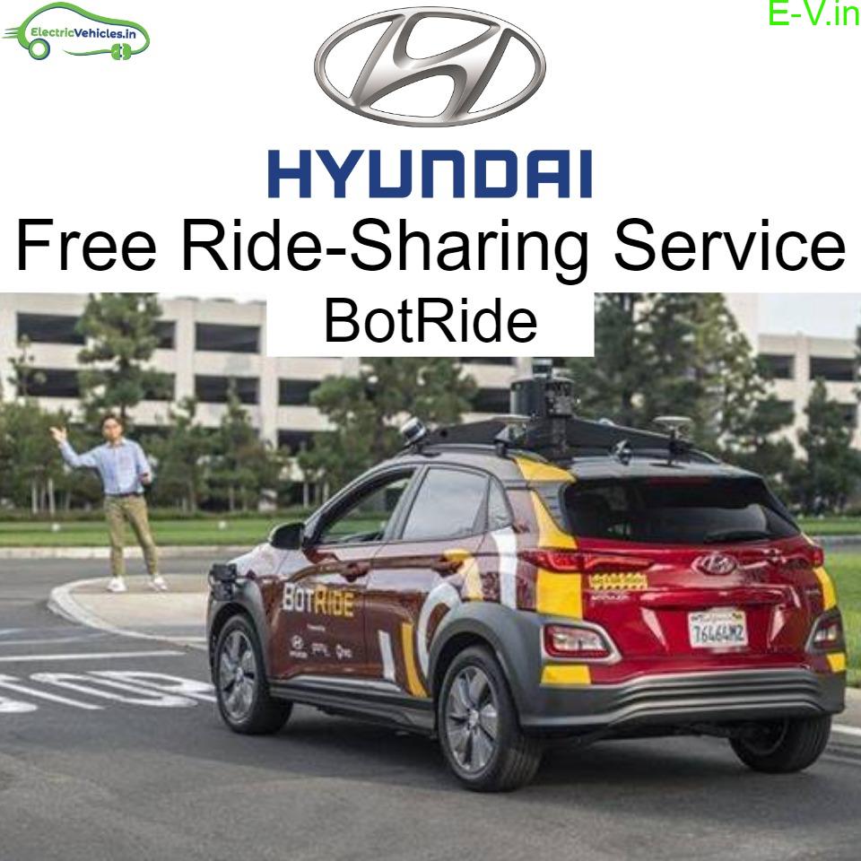 Hyundai to begin free ride-sharing service