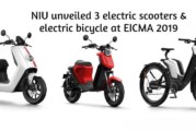 NIU unveiled 3 electric scooters & electric bicycle