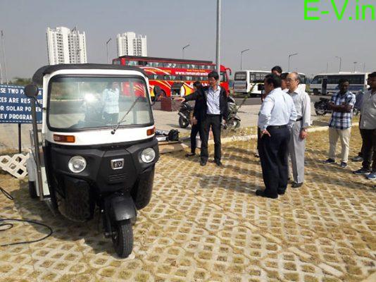 IIT Hyderabad has made an Electric three-wheeler