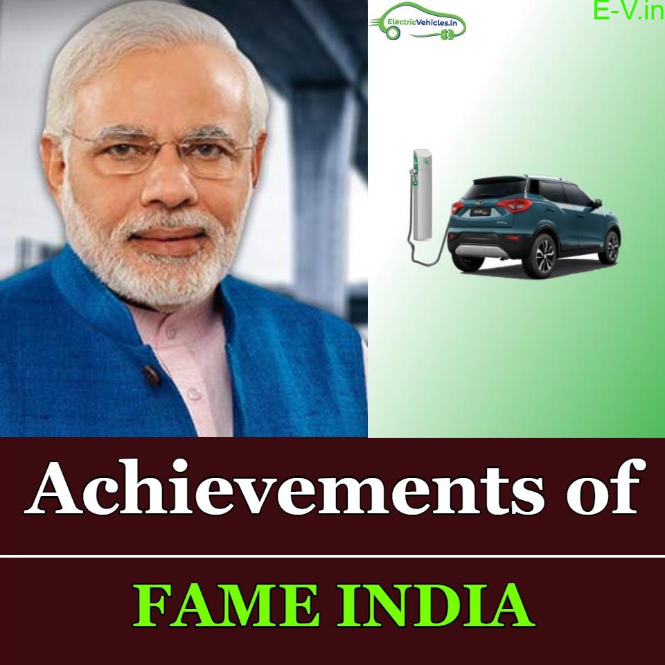 Achievements of FAME INDIA Program