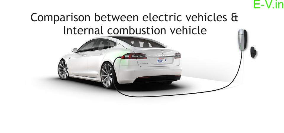 Comparison between electric vehicles & Internal combustion vehicle