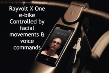 Rayvolt X One e-bike Controlled by facial movements & voice commands