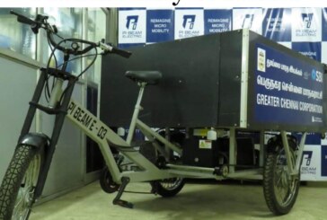e-Tricycles in Chennai for garbage collection