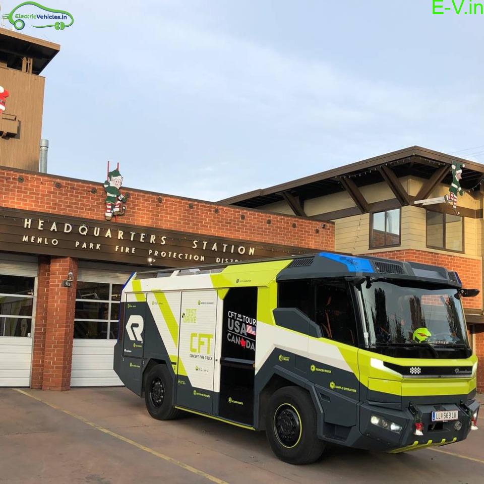 World's First Electric Fire Engine