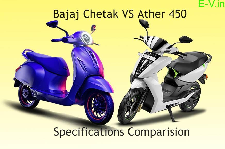 Ather 450 & Bajaj Electric Chetak