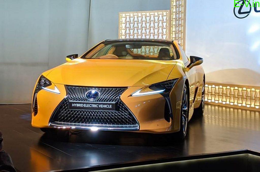 Lexus launches LC500h hybridelectric car in India priced at Rs 1.96