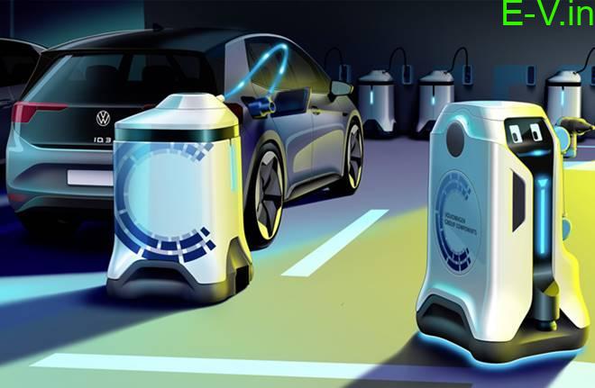 Volkswagen charging robot