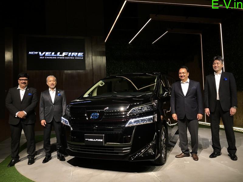 Self-charging hybrid EV 'Vellfire'