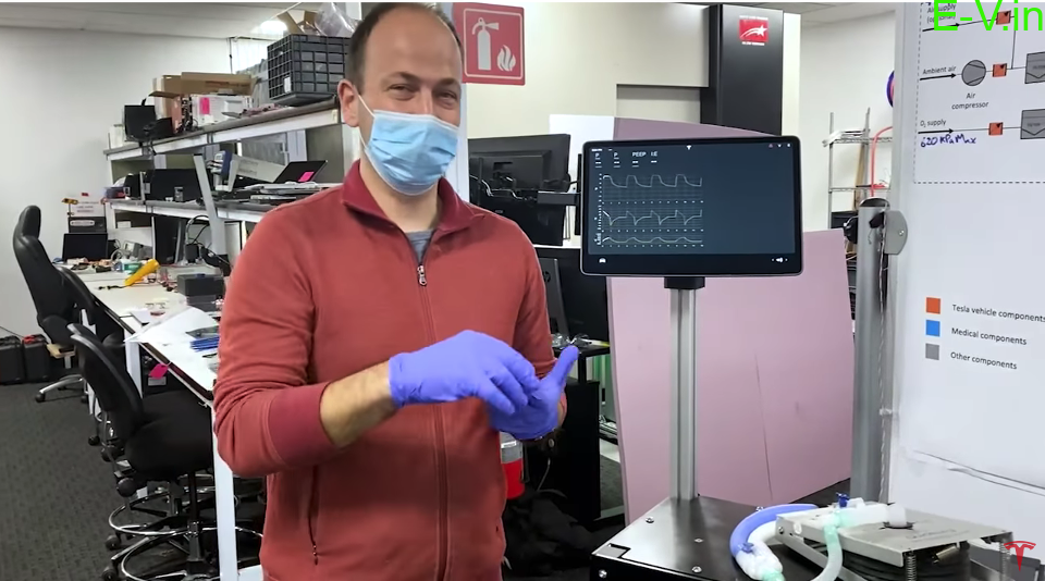 COVID-19-Tesla uses its car technology