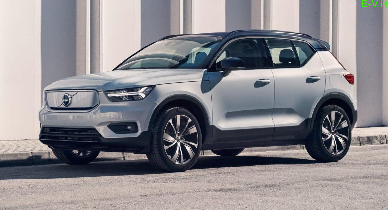 Volvo XC40 Recharge electric SUV evaluated for Indian market India's