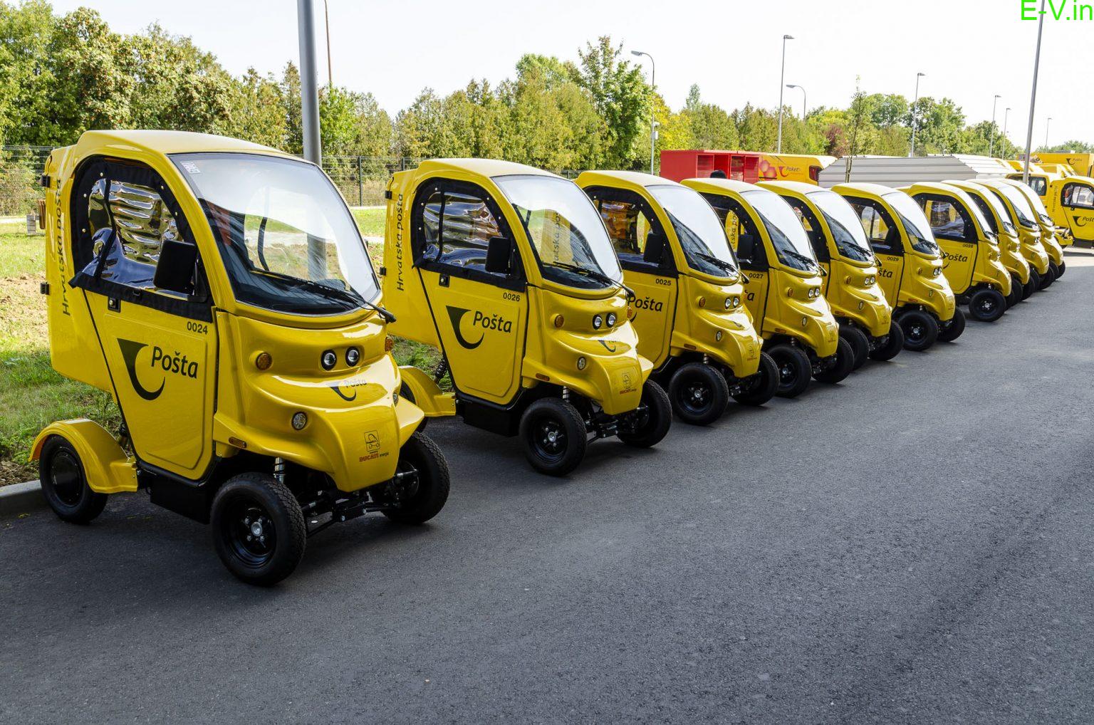 Croatian Post added 20 new electric vehicles
