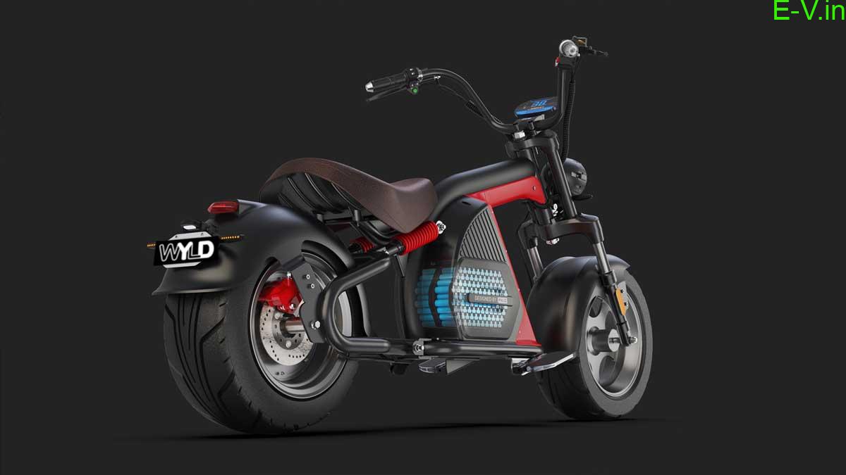 chopper-style electric bike Wyld