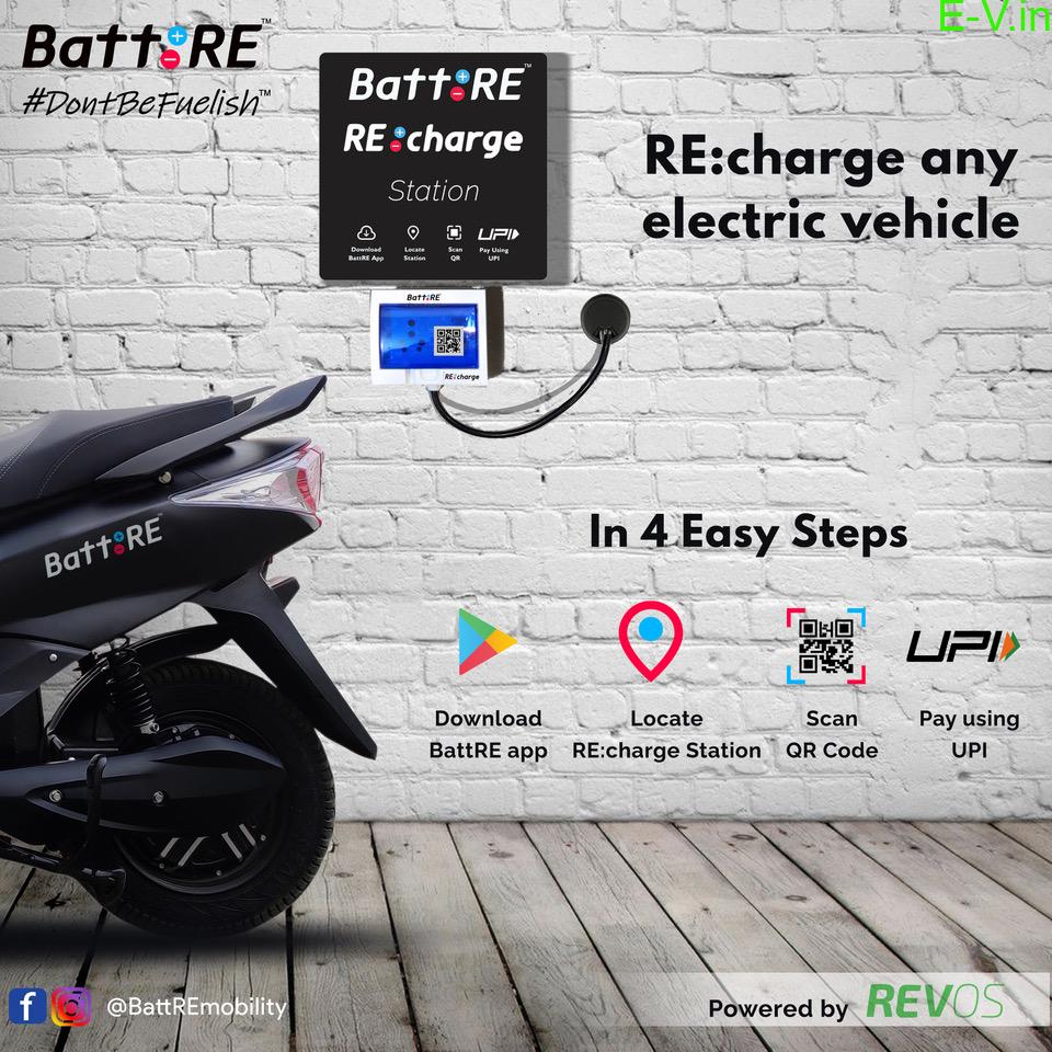 BattRE launched low cost RE:charge stations