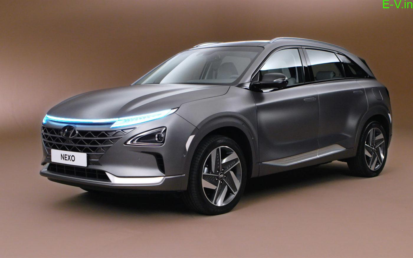 Hyundai Nexo Electric SUV powered by hydrogen India's best electric