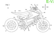 Honda patents electric motorcycle