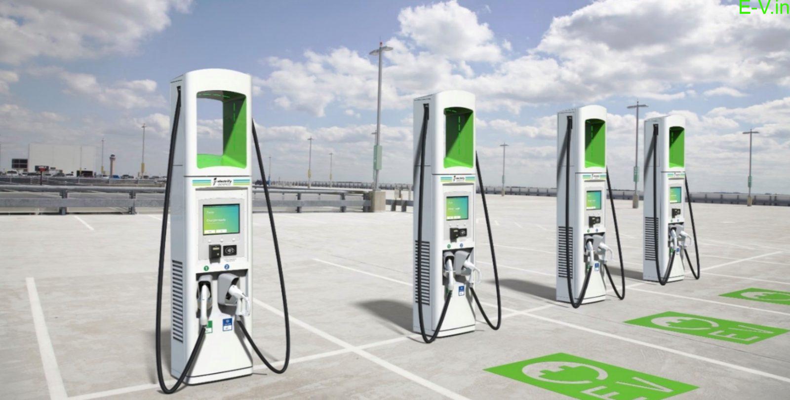 350 EV charging stations