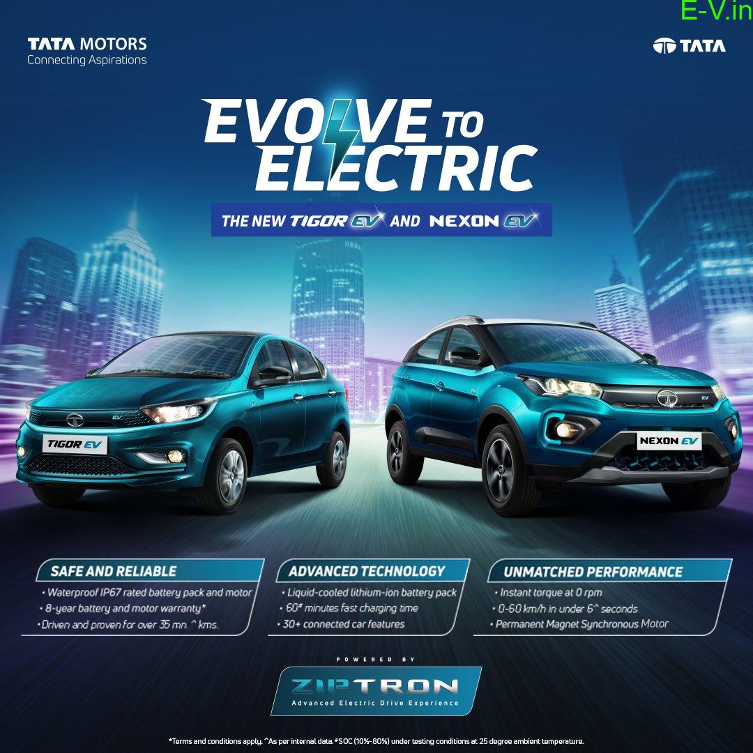 Tata Motors has launched its allnew Tigor EV Promoting Eco Friendly