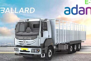 A hydrogen-powered electric truck is being built by Adani in partnership with Ashok Leyland and Ballard