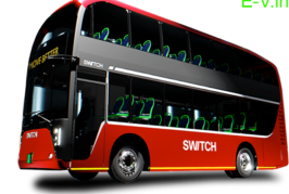 Switch Mobility provides the first EiV 22 double-deck electric bus to the BEST Mumbai