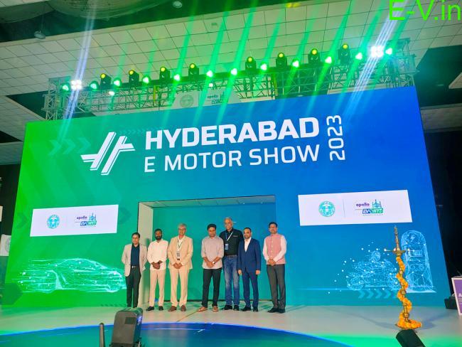 At Hitex, KTR inaugurated Hyderabad E-Motor Show 2023