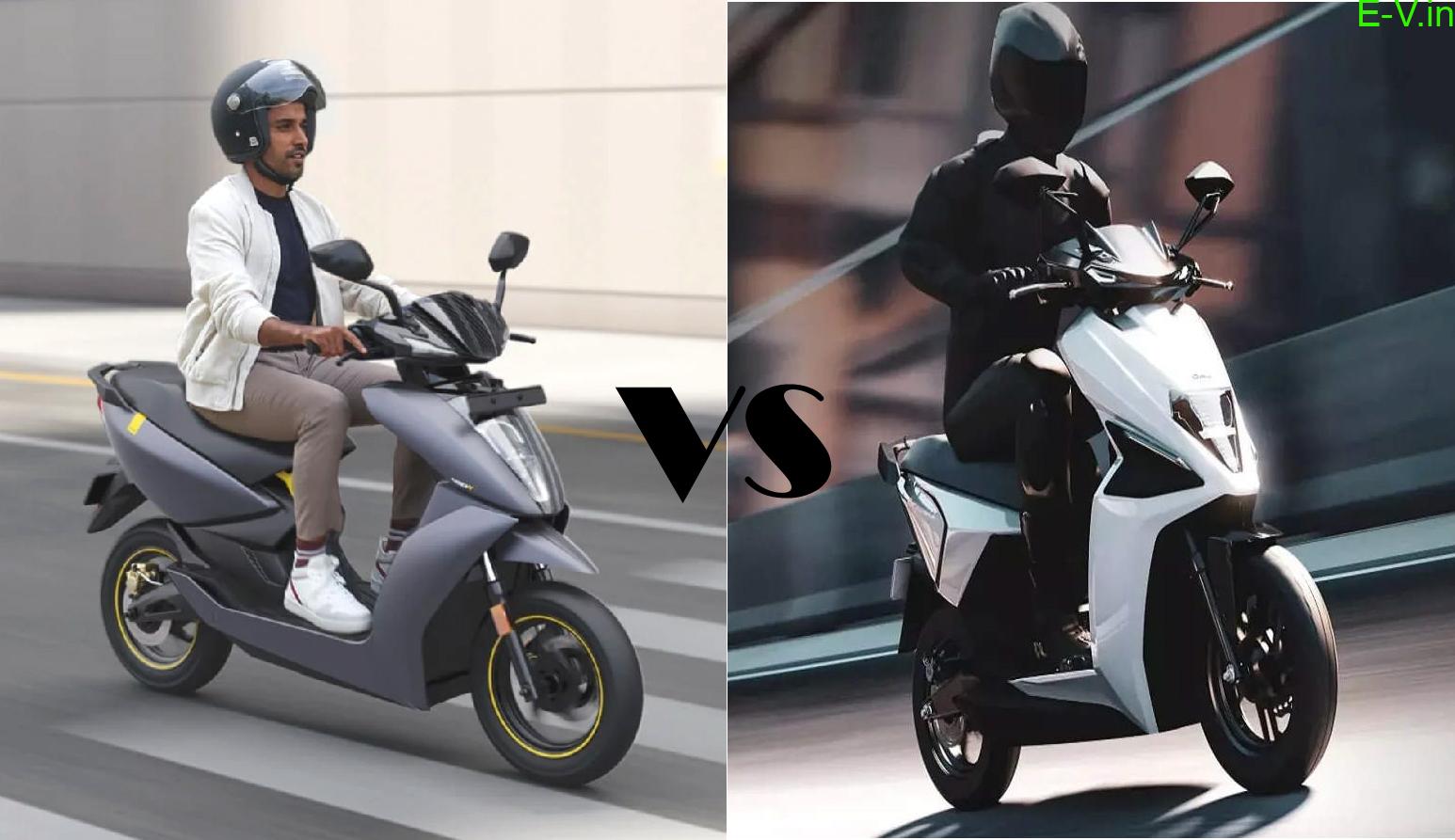 Simple Electric Best Powerful Electric Scooter: Simple One VS Ather 450X Pro - India's ...