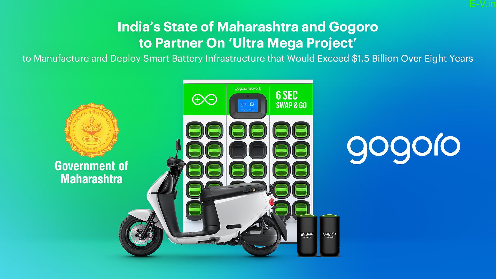 Gogoro to Invest $1.5 Billion in Indian Smart Battery Infrastructure