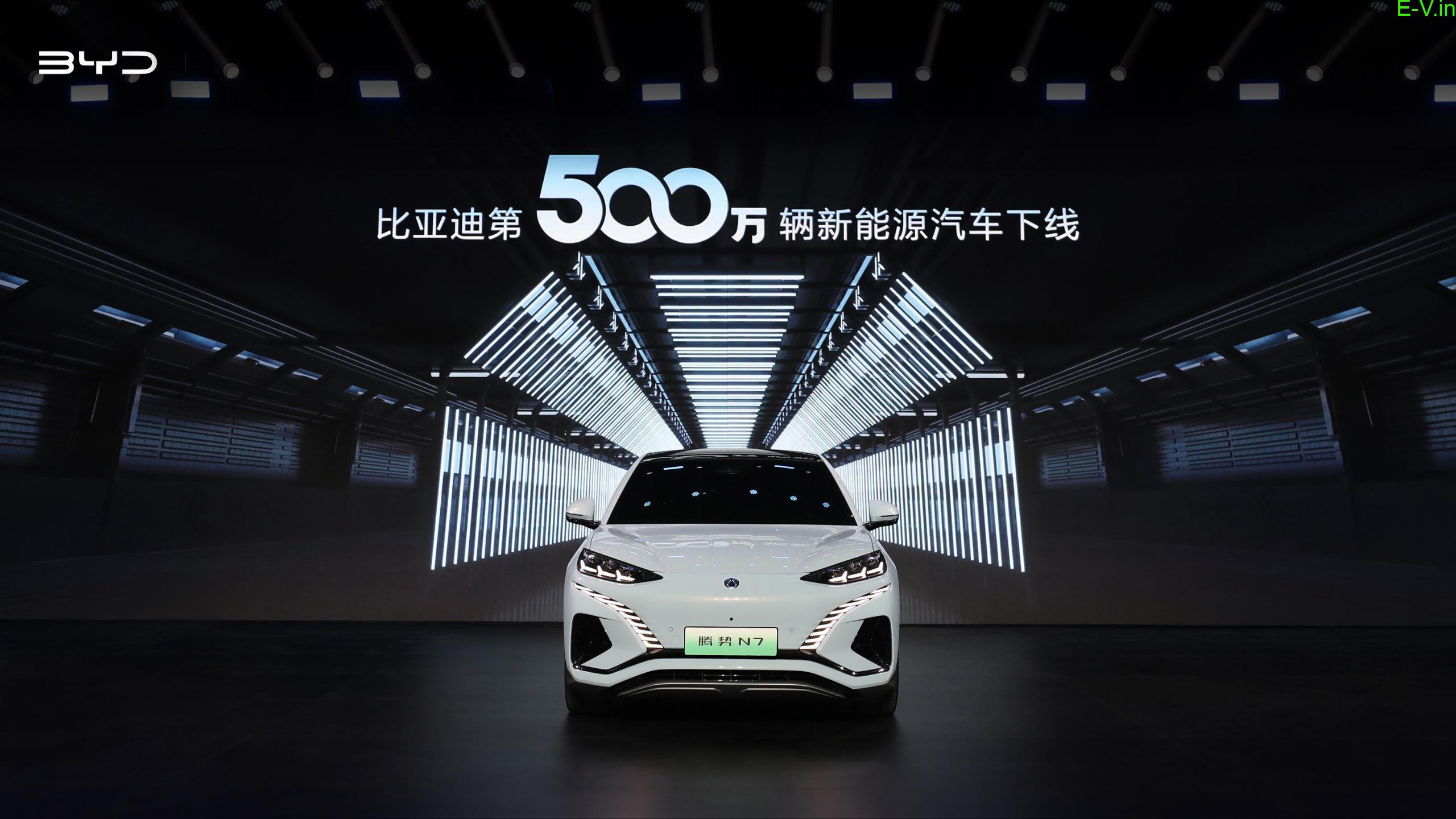 BYD is the first automaker to sell 5 million New EVs