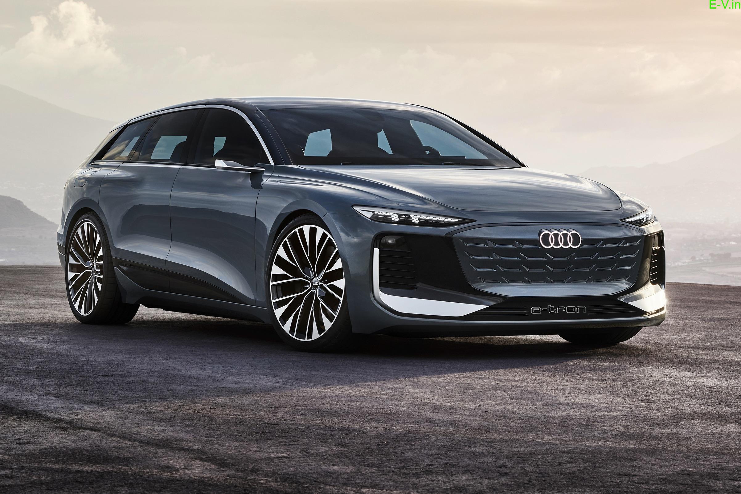 The Audi electric car structure is clear with even numbers