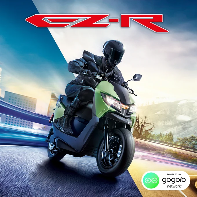 Gogoro and eMOVING have collaborated to develop the EZ-R electric scooter