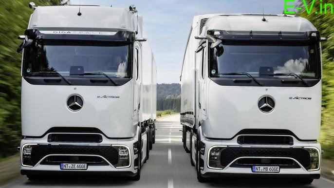 Introducing the new eActros 600 with a 500km range from Mercedes-Benz Trucks