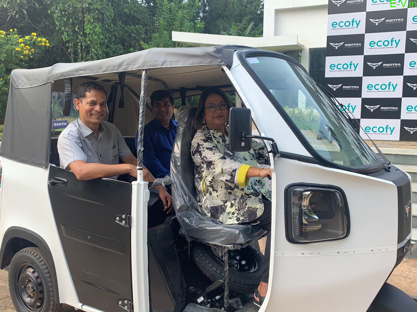 Ecofy partners with Montra Electric for electric three-wheelers