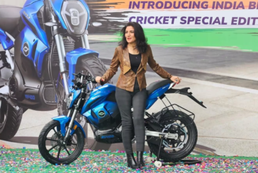 Electric bike with ‘India Blue’ Cricket theme from Revolt Motors