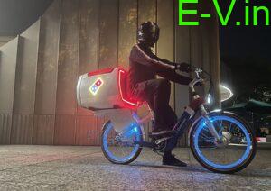 Dominos E-vike delivery