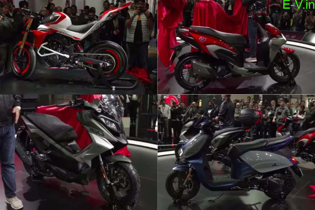 Xoom 160 and 125R scooters unveiled at EICMA 2023 by Hero MotoCorp