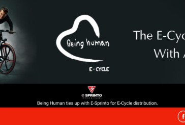 Being Human ties up with e-Sprinto for E-Cycle distribution