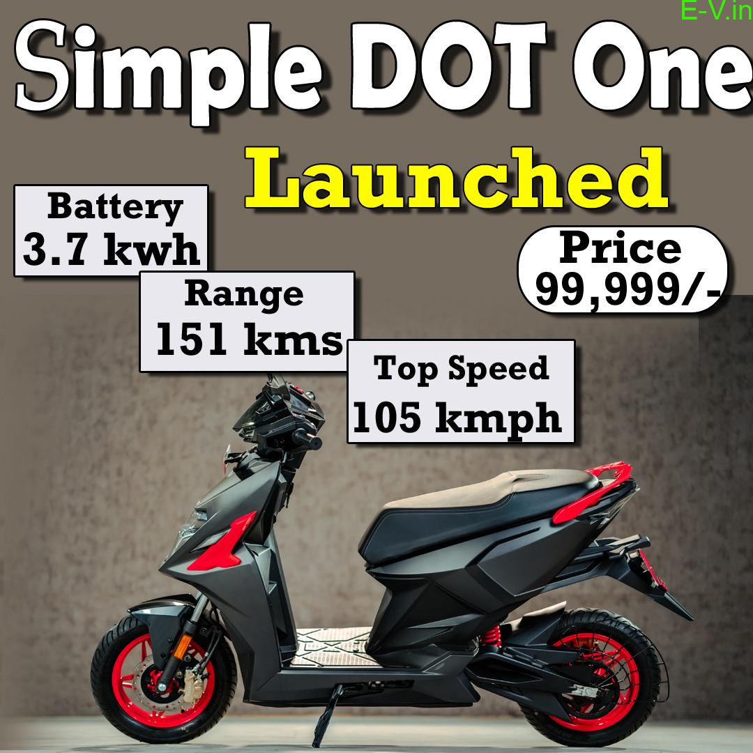 Introducing The Dot One The New E scooter With A Range Of 151 Km From Introducing the dot one the new e scooter with a range of 151 km from