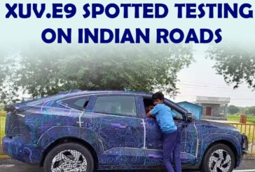 Mahindra’s Electric Powerhouse: XUV.e9 Spotted Testing on Indian Roads