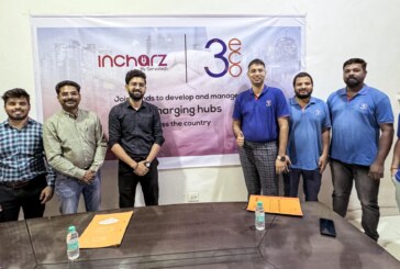 Incharz to Develop Exclusive EV Charging Stations for 3ECO, signs MoU