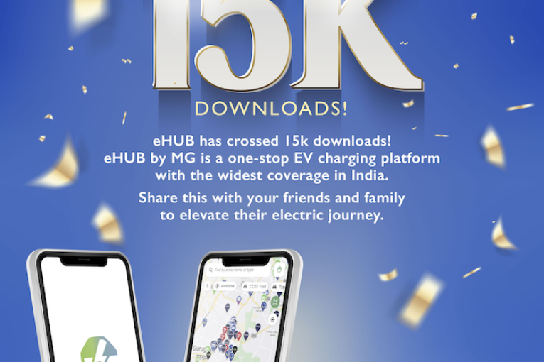 eHUB by MG app crosses 15,000 downloads in less than two months