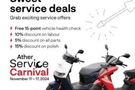 Ather Service Carnival: Your Electric Scooter’s Sweet Deal Awaits!